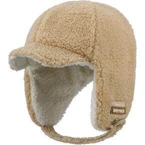 Croogo سروال قصير الصياد قبعة للرجال النساء الشتاء قبعة الأذن اللوحات Ushanka الثلوج الإسكيمو قبعة الشتاء الصوف الدافئة جندي الطيار قبعة in Kuwait