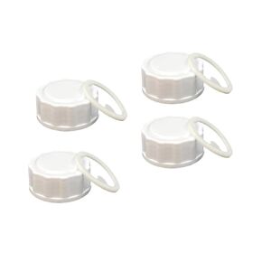 4-Pack Baby Bottle Lids,Screw Lid,Travel and Storage Baby Bottle Caps Compatible for Avent Wide Mouth Bottles,Cap Replace Avent Natural Bottle Sealing Ring and Sealing Disc