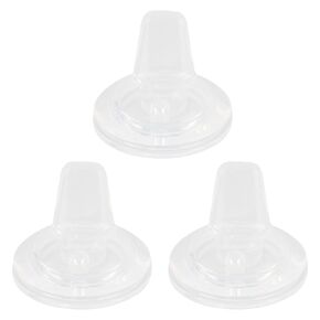 Sippy Cup Nipples for Lansinoh Baby Bottles, Soft 100% Silicone Sippy Spout Nipples, Variable Flow, 6m+, 3 Count