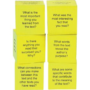 Teacher Created Resources Foam Nonfiction Comprehension Cubes