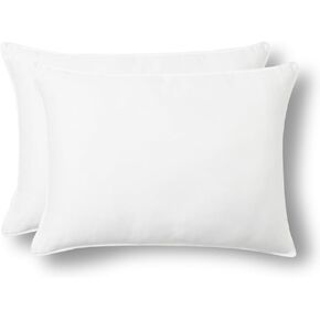 Cosy House Collection Pillow, Standard/Queen, White 2 Count
