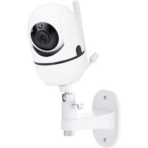 Baby Monitor Mount for HelloBaby HB65/HB40/HB6550/HB66/HB6339/HB6081/HB6550 Pro, ANMEATE SM935E, Baby Camera Wall Mount with 360° Adjustable View Angle, Easy to Install