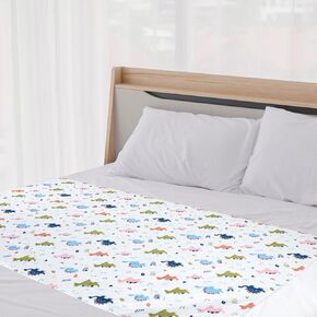 MOEMOE BABY Waterproof Potty Training Bed Pads, No-Slip Toddler Mattress Protector Absorbent Reusable Pee Pads for Nighttime Potty Training & Bedwetting