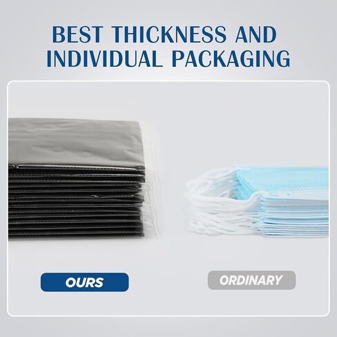Disposable Face Mask For Adults - 100 Pack Individually Wrapped,4 Ply Protection Face Masks,Colorful Face Masks Disposable in Kuwait