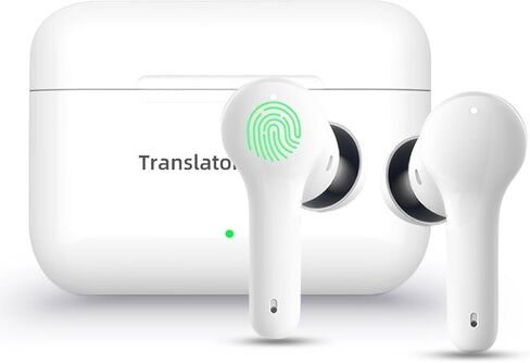 M6 Translator Earbuds Language Translator Device Updated Chip 144 Languages and Acccents 0.5s Rapid Translation Music Calling and Translation (with Offline Package) in Kuwait