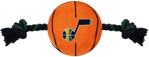 Pets First NBA Chicago Bulls Basketball Toy. - Tough Nylon Pet Toy with Tug Ropes & Inner Squeaker, One Size, BUL-3105 in Saudi Arabia