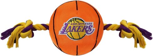 Pets First NBA Chicago Bulls Basketball Toy. - Tough Nylon Pet Toy with Tug Ropes & Inner Squeaker, One Size, BUL-3105 in Saudi Arabia