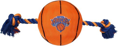 Pets First NBA Chicago Bulls Basketball Toy. - Tough Nylon Pet Toy with Tug Ropes & Inner Squeaker, One Size, BUL-3105 in Saudi Arabia