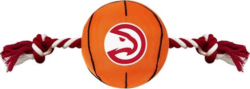 Pets First NBA Chicago Bulls Basketball Toy. - Tough Nylon Pet Toy with Tug Ropes & Inner Squeaker, One Size, BUL-3105 in Saudi Arabia