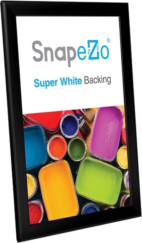 SnapeZo Poster Frame 36x48, Black, 1.25 Inch Aluminum Profile, Front-Loading Snap Frame, Wall Mounting, Professional Series in Kuwait