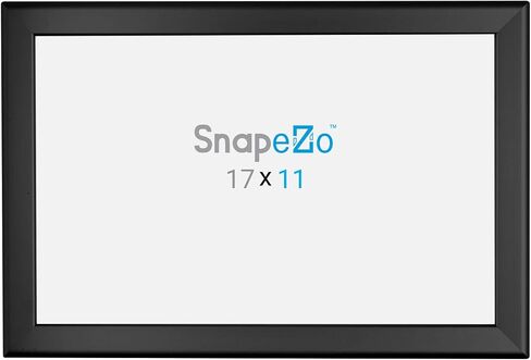 SnapeZo Poster Frame 36x48, Black, 1.25 Inch Aluminum Profile, Front-Loading Snap Frame, Wall Mounting, Professional Series in Kuwait