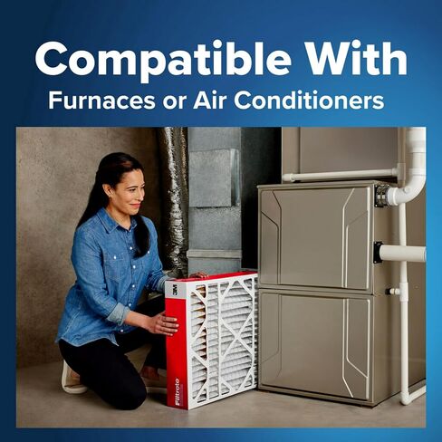 Filtrete 16x25x5 Air Filter, MPR 1000, MERV 11, Micro Allergen Defense 12-Month Pleated 5-Inch Air Filters, 2 Filters in Saudi Arabia