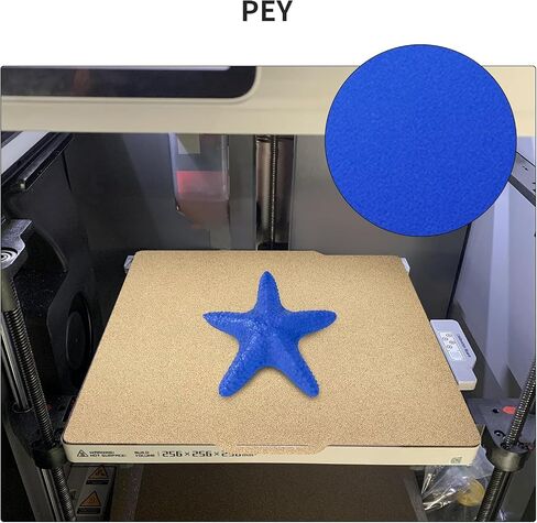 3D Printer Platform Bambulab X1 P1P P1S Multi Color PEY - Texture PEI Coating Build Plate 257x257mm: Newest Upgrade Accessories Transfer Shiny Star to Prints 10.1x10.1in Bczamd in Saudi Arabia
