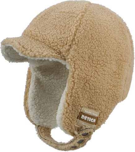 Croogo سروال قصير الصياد قبعة للرجال النساء الشتاء قبعة الأذن اللوحات Ushanka الثلوج الإسكيمو قبعة الشتاء الصوف الدافئة جندي الطيار قبعة in Kuwait