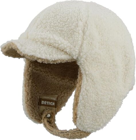 Croogo سروال قصير الصياد قبعة للرجال النساء الشتاء قبعة الأذن اللوحات Ushanka الثلوج الإسكيمو قبعة الشتاء الصوف الدافئة جندي الطيار قبعة in Kuwait