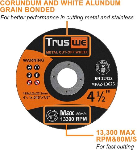 6 Inch Cut Off Wheels - 25 Pack Metal and Stainless Steel Cutting Wheel for Angle Grinder Ultra Thin Cut-Off Wheel Cutting Disc in Saudi Arabia