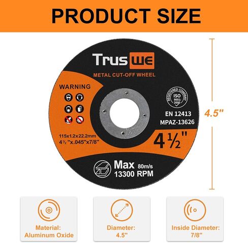 6 Inch Cut Off Wheels - 25 Pack Metal and Stainless Steel Cutting Wheel for Angle Grinder Ultra Thin Cut-Off Wheel Cutting Disc in Saudi Arabia