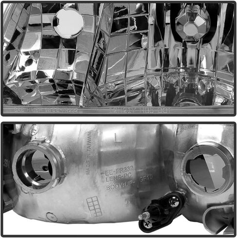 ACANII-For 1998-2011 Ford Crown Victoria المصابيح الأمامية المصابيح الأمامية + أضواء إشارة وقوف السيارات الزاوية سائق + الركاب in Kuwait