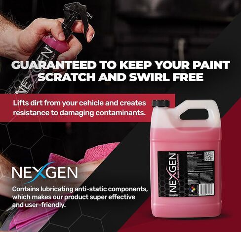 Nexgen Quick Detail Spray — All-in-One Spot Removal, Clay Bar Lubrication, Instant Detailing — Professional-Grade Cleaner for Cars, RVs, Motorcycles, Boats, and ATV’s — 1 Gallon Jug in Saudi Arabia