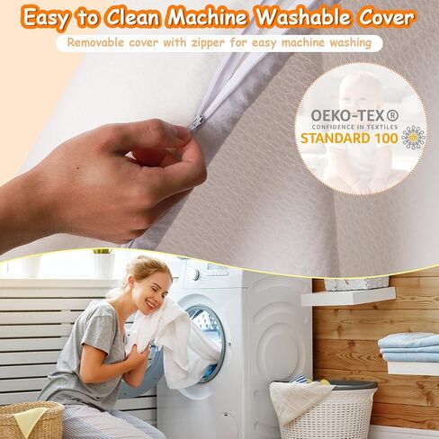 omzer Bed Guard Rail for Toddlers: Foam Bed Rail with Non-Slip Machine Washable Cover - Bed Side Rails for Kids Baby Bed Rails Guards for King Queen Twin Full Beds in Kuwait