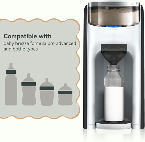 Replacement Funnel Compatible with Baby Brezza 1 Sets Replacement Parts Funnel and Cover, Grey in Saudi Arabia