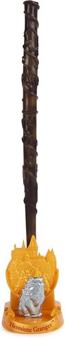 Wizarding World Harry Potter, 12-inch Magical Collector Hermione Granger Wand with Stand & Die-cast Icon, Magical Creatures Series in Saudi Arabia