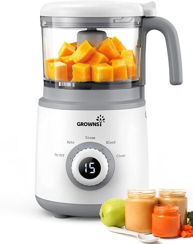 صانع طعام الأطفال من جرونسي، معالج طعام الأطفال بزر واحد، خلاط مطحنة باخرة في واحد، الطبخ التلقائي والطحن، صانع هريس الأطفال، آلة خلاط مع طعام أطفال صحي منزلي الصنع، خالي من مادة BPA in Kuwait