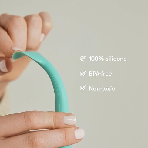 Frida Baby Diaper Cream Spatula, 100% Silicone Butt Spatula for Baby, Diaper Cream Applicator for Easy + Clean Use of Butt Paste & Diaper Rash Cream, BPA- Free, Teal in Saudi Arabia