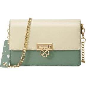 LAORENTOU Cowhide Shoulder Bag Small Crossbody Bag for Women Crossbody Phone Bag Leather Purse for Women