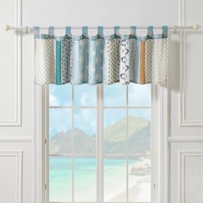 Barefoot Bungalow Thalia Window Valance, Multi Color
