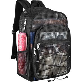 Heavy Duty Mesh Backpacks for Adults, Mesh School Bags for Boys and Girls