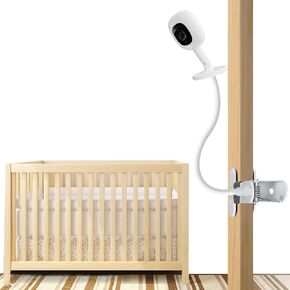Baby Monitor Mount Compatible with Nanit Pro Smart Baby Monitor & Flex Stand Baby Monitor, 15.7 inches Flexible Arm Monitor Mount,Baby Camera Holder Stand Without Tools