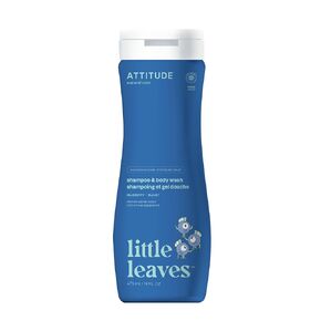 ATTITUDE Shampoo and Body Wash for Kids, EWG Verified Hair and Body Cleanser, Dermatologically Tested Soap, Plant and Mineral Based Bath Products, Vegan, Watermelon and Coco, 32 Fl Oz