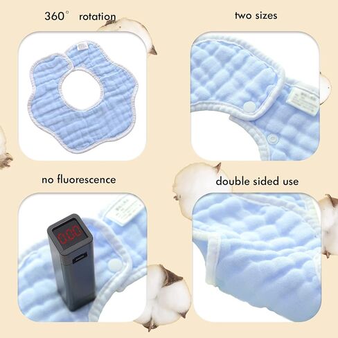 مرايل للأطفال من الموسلين مرايل للعاب الأطفال البنات والأولاد من القطن الموسلين مرايل للتسنين مرايل من الموسلين مرايل للرضع in Kuwait