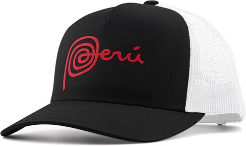 PeruCoUSA Marca Peru Hat — Trucker Mesh Snapback Cap — Adjustable — Gorras Peruanas in Kuwait
