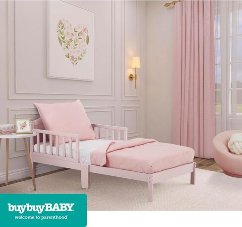 Evolur I Heart You 3 Piece Toddler Bedding Set, Super Soft and Breathable Toddler Bedding, Machine Washable, Includes Fitted Sheet, Comforter and Pillow Case in Saudi Arabia