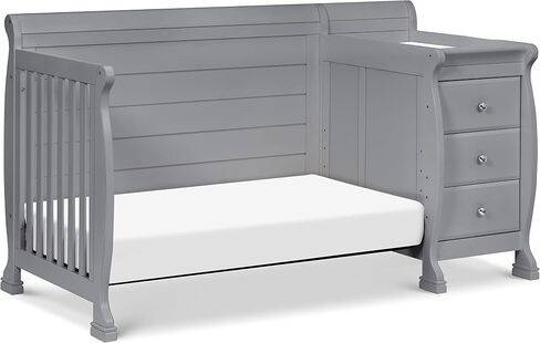 DaVinci Kalani 4-in-1 Convertible Crib and Changer Combo in Chestnut in Kuwait