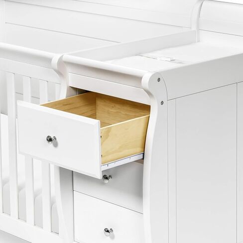 DaVinci Kalani 4-in-1 Convertible Crib and Changer Combo in Chestnut in Kuwait