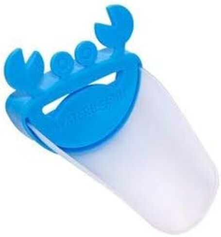 Bizzu Crab Faucet Extender for Baby, Toddler and Child, Tub and Sink Handwashing and Bathtime Accessessory, Blue in Saudi Arabia