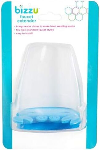 Bizzu Crab Faucet Extender for Baby, Toddler and Child, Tub and Sink Handwashing and Bathtime Accessessory, Blue in Saudi Arabia