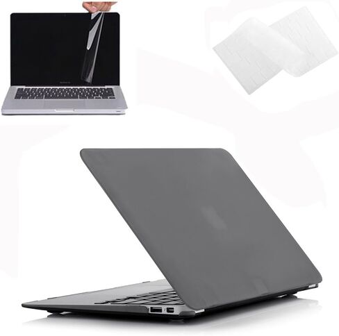 RUBAN Case Compatible with MacBook Air 11 Inch Release (A1370/A1465) - Slim Snap On Hard Shell Protective Cover and Keyboard Cover, Screen Protector for MacBook Air 11 (Pink) in Saudi Arabia