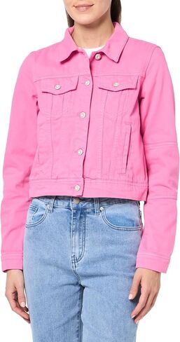Free People Women's Rumors Denim Jacket, Sugar Magnolia in Saudi Arabia
