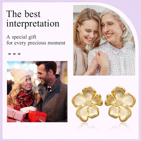 S925 Sterling Silver Statement C Shape Stud Earrings Chunky Dome Hoop Earrings for Women Jewelry Gifts in Kuwait