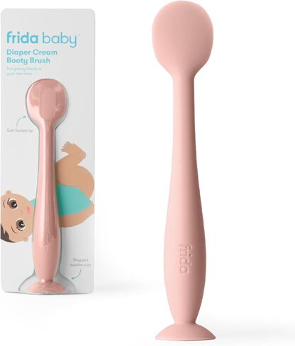 Frida Baby Diaper Cream Spatula, 100% Silicone Butt Spatula for Baby, Diaper Cream Applicator for Easy + Clean Use of Butt Paste & Diaper Rash Cream, BPA- Free, Teal in Saudi Arabia