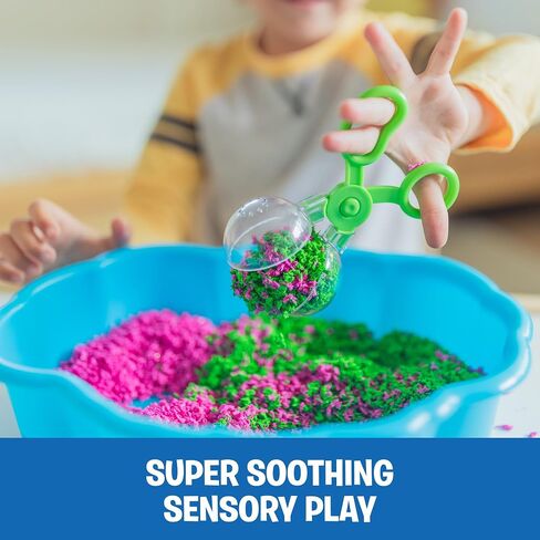 رؤى تعليمية من مادة Playfoam للصناديق الحسية 4 عبوات باللون الأخضر والأزرق والوردي والأسود in Kuwait