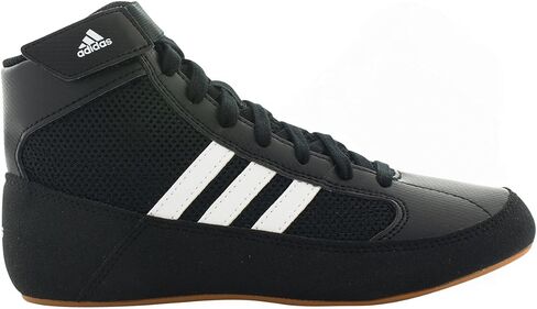 adidas Men's HVC Wrestling Shoes, Black/Charcoal/Hot Pink, 8.5 in Saudi Arabia