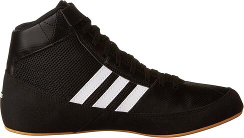adidas Men's HVC Wrestling Shoes, Black/Charcoal/Hot Pink, 8.5 in Saudi Arabia