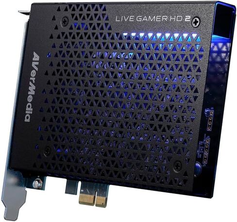 بطاقة التقاط AVerMedia HDMI للبث والتسجيل بدقة 4K60 مع زمن وصول منخفض للغاية على PS5، وPS4 Pro، وXbox Series X/S، وXbox One X، وألعاب Switch - بطاقة التقاط GC575 Live Gamer 4K 2.1 PCIe in Kuwait