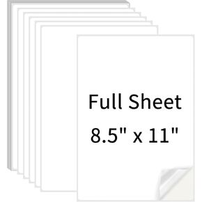 Full Sheet Address Shipping Labels - 8-1/2" x 11" - 100 Labels