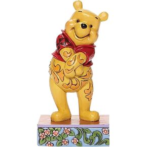 Enesco Disney Traditions by Jim Shore Winnie The Pooh Standing Personality Pose Figurine, 4.75 Inch, Multicolor
